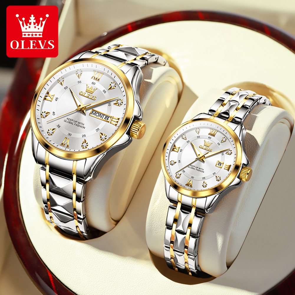 Luxury Watch Uk - OLEVS 2906 Couple Watch Original Roman