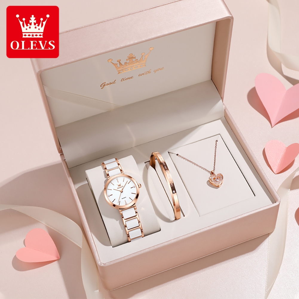 Luxury Watch Holder - OLEVS Women Watch 5877 Luxury Elegant