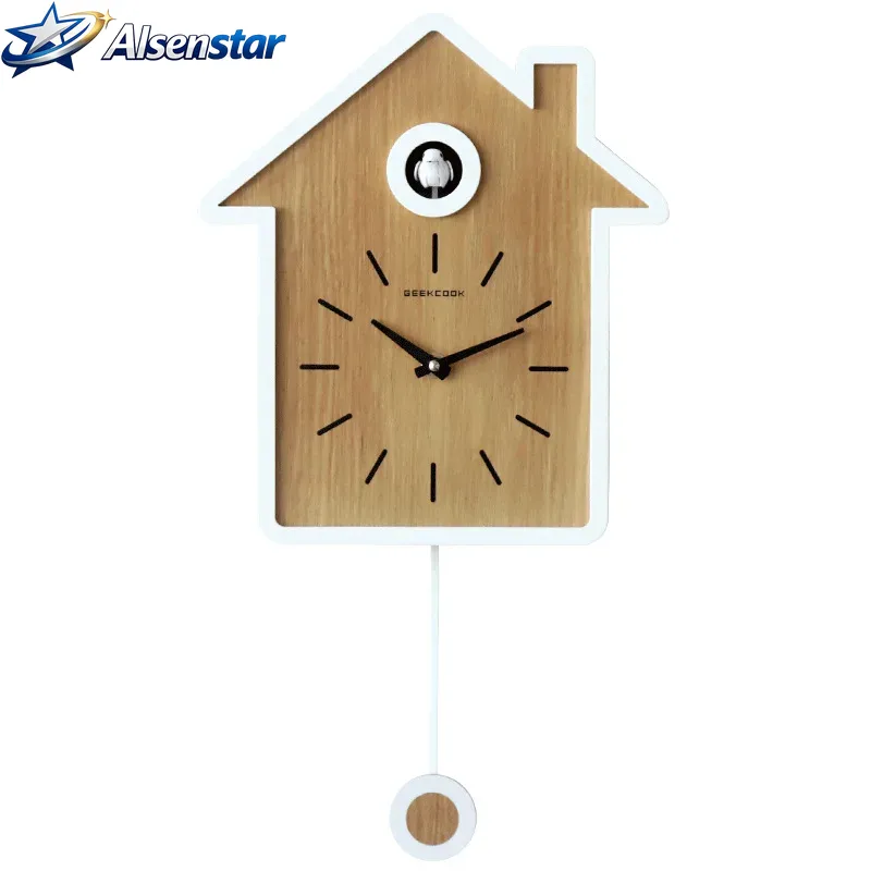 Luxury Watch Wall Clock - Modern Cuckoo Clock Pendulum Wall Clock