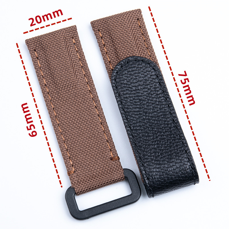 20mm Hook and Loop Fastener Ca - Luxury Watch Online review and price