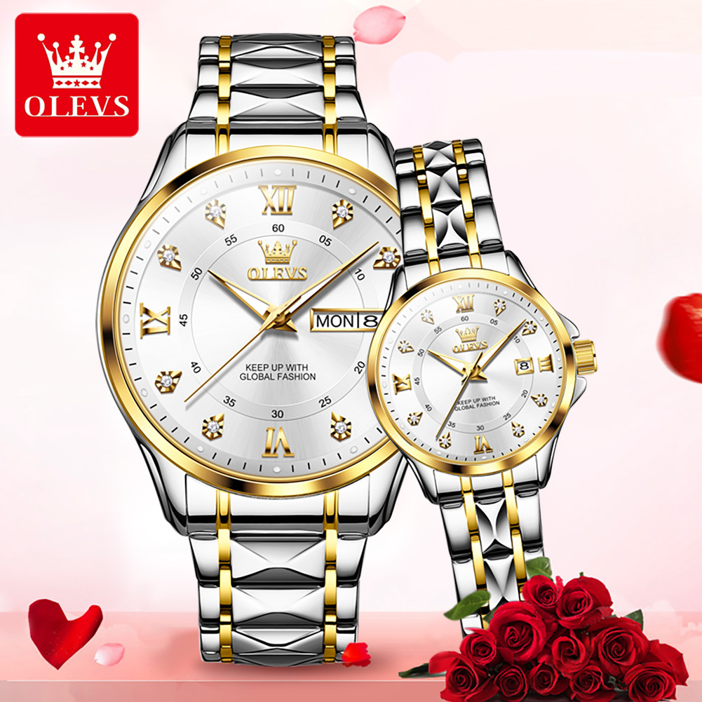 OLEVS 2906 Couple Watch Origin - Luxury Watch Uk review and price