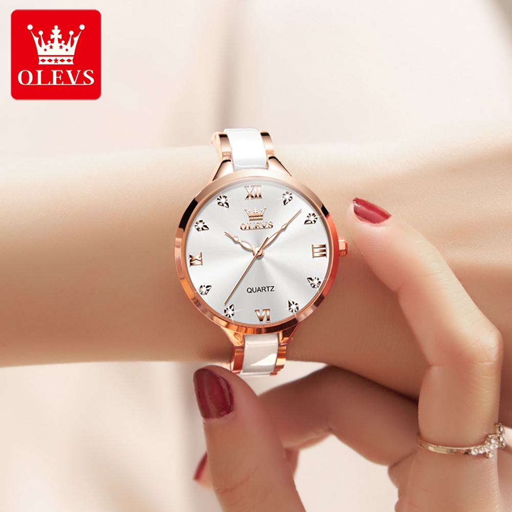 OLEVS 5872 Women Watches Quart - Luxury Watch Logos review and price