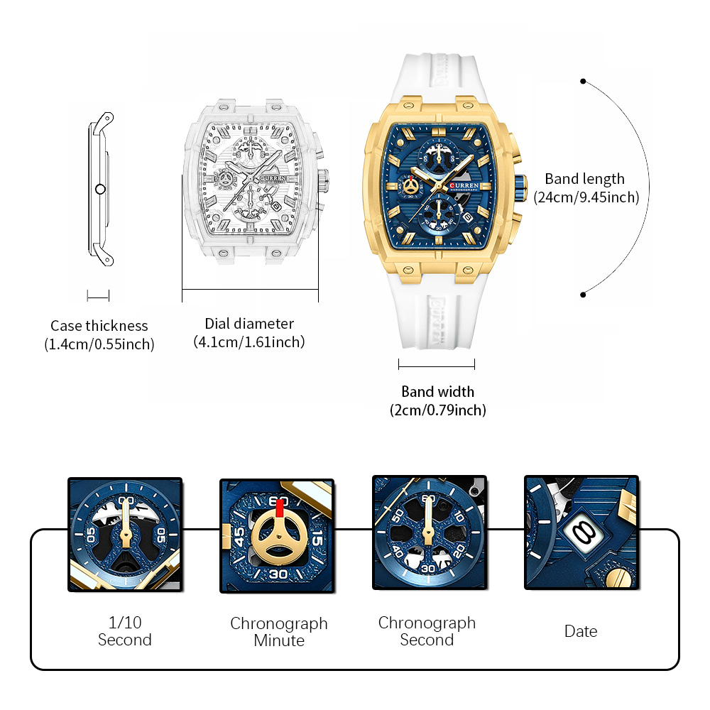 CURREN Luxury Vintage Watch fo - Luxury Watch Uk review and price