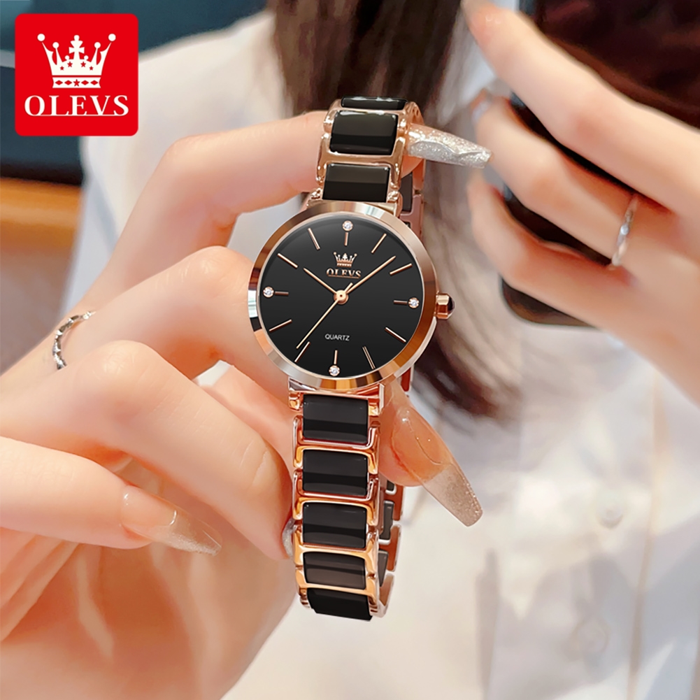 OLEVS Women Watch 5877 Luxury  - Luxury Watch Holder review and price