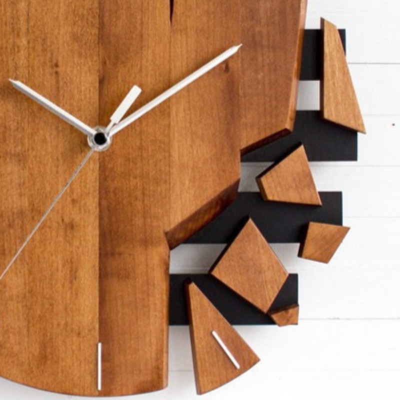 Round Silent Wall Clocks Woode - Luxury Watch Wall Clock review and price