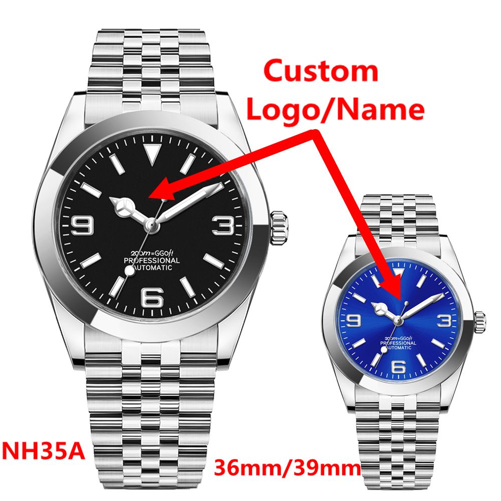 Custom Logo Luxury NH35 Watch  - Luxury Watch Logos review and price