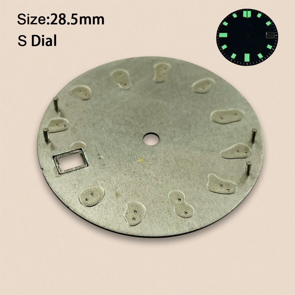 28.5mm S Logo Matte Dial Fit N - Luxury Watch Face review and price