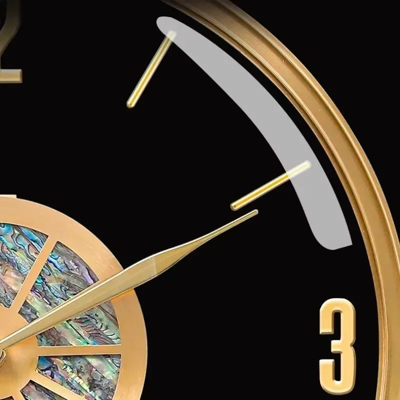 Alloy Case Modern Luxury Wall  - Luxury Watch Wall Clock review and price