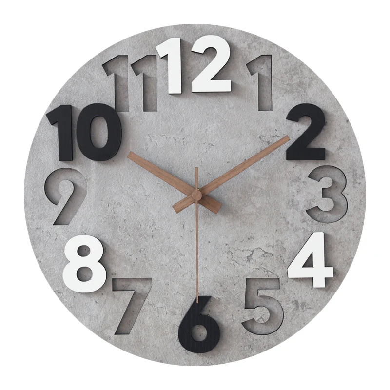 Modern 3d Wall Clock Wood Cloc - Luxury Watch Wall Clock review and price