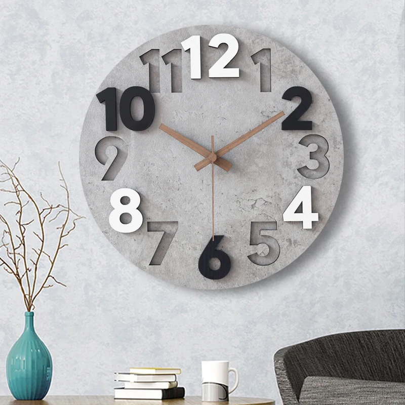 Modern 3d Wall Clock Wood Cloc - Luxury Watch Wall Clock review and price