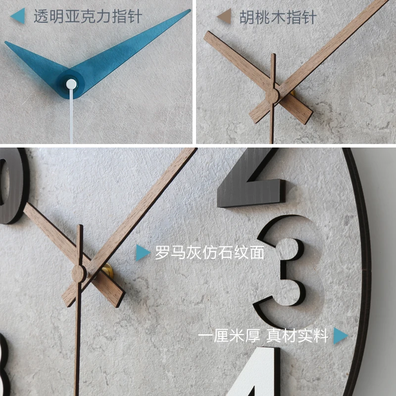 Modern 3d Wall Clock Wood Cloc - Luxury Watch Wall Clock review and price