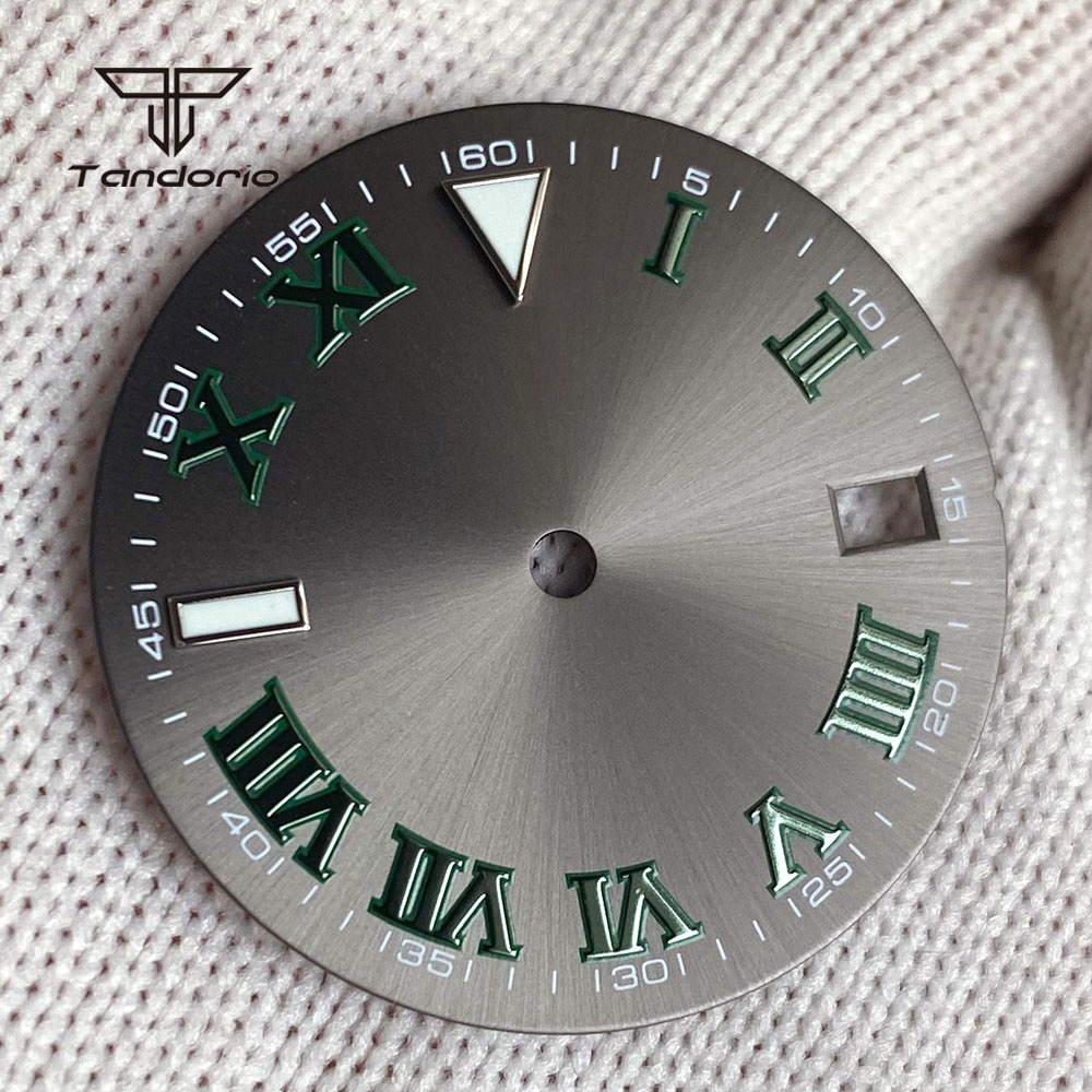29mm Grey Sunburst Watch Dial  - Luxury Watch Face review and price