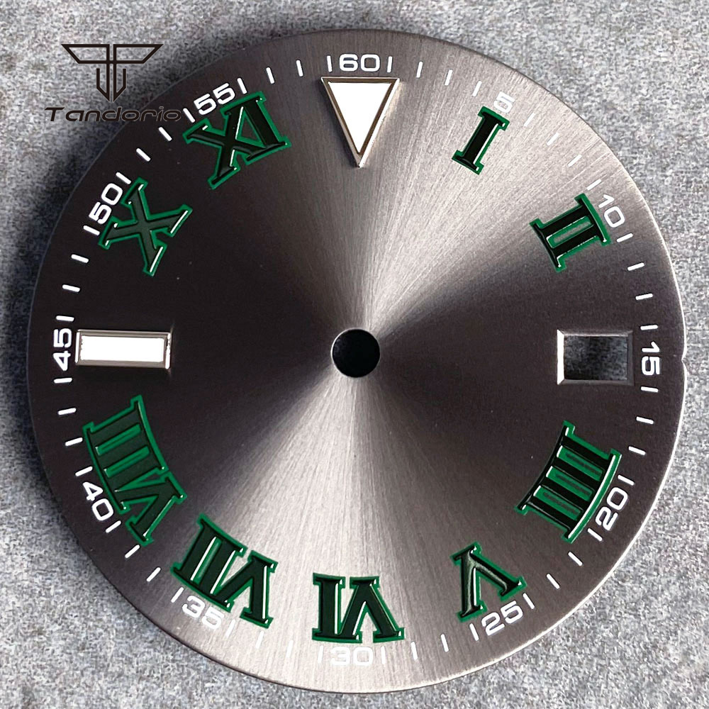 29mm Grey Sunburst Watch Dial  - Luxury Watch Face review and price