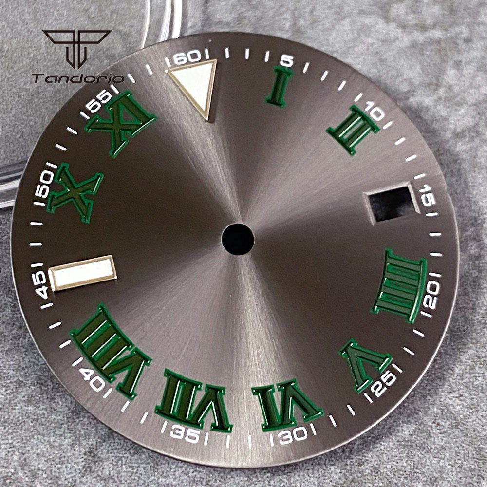 29mm Grey Sunburst Watch Dial  - Luxury Watch Face review and price