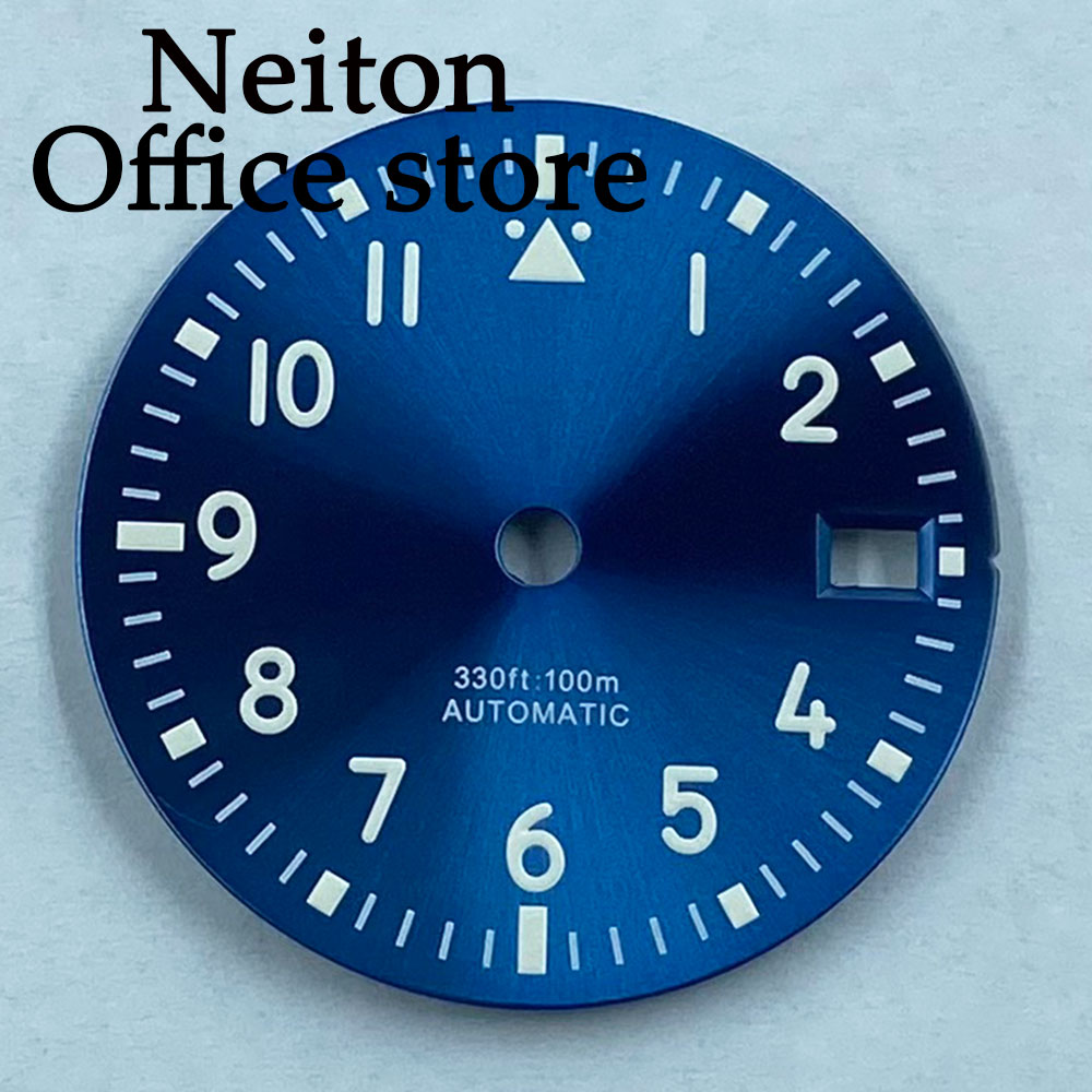 NEITON 29mm Black Blue Green W - Luxury Watch Face review and price