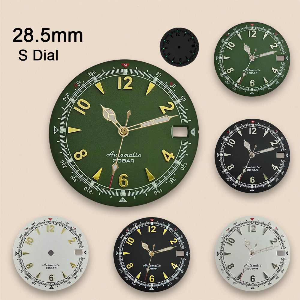 Nh35 Dial S Logo 28.5mm Retro  - Luxury Watch Face review and price