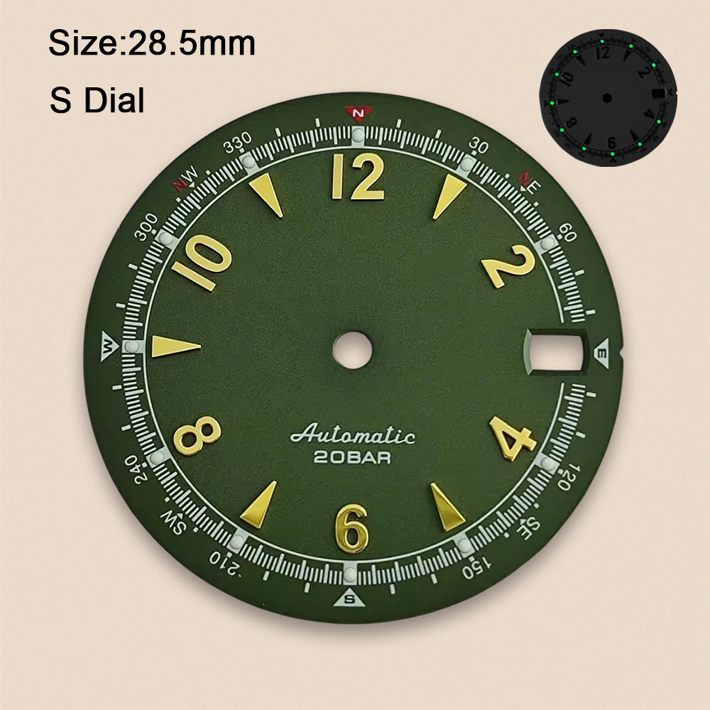 Nh35 Dial S Logo 28.5mm Retro  - Luxury Watch Face review and price