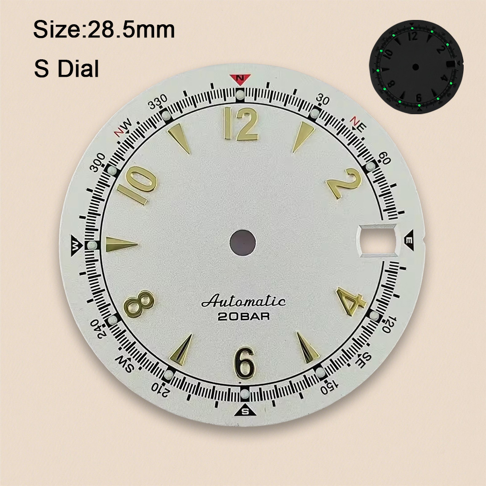 Nh35 Dial S Logo 28.5mm Retro  - Luxury Watch Face review and price