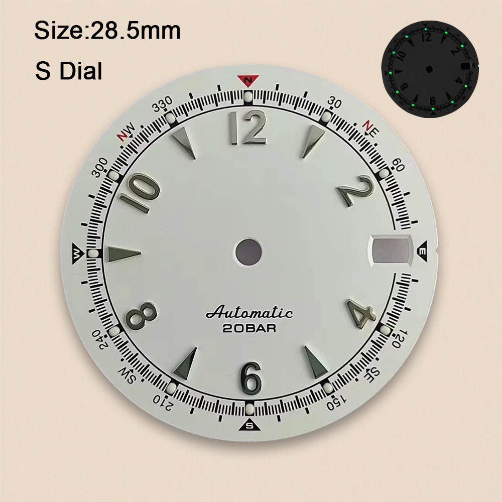 Nh35 Dial S Logo 28.5mm Retro  - Luxury Watch Face review and price