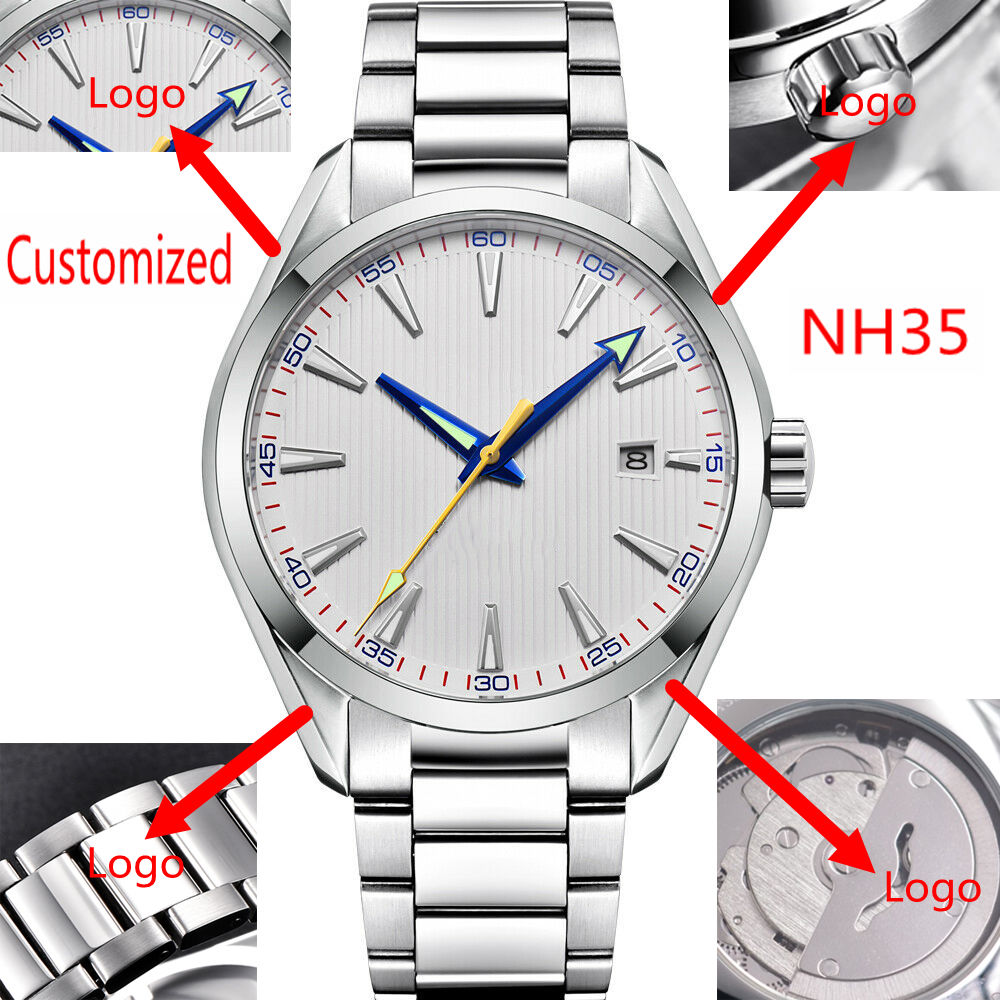 Custom Logo 41mm Men Miyota/NH - Luxury Watch Logos review and price