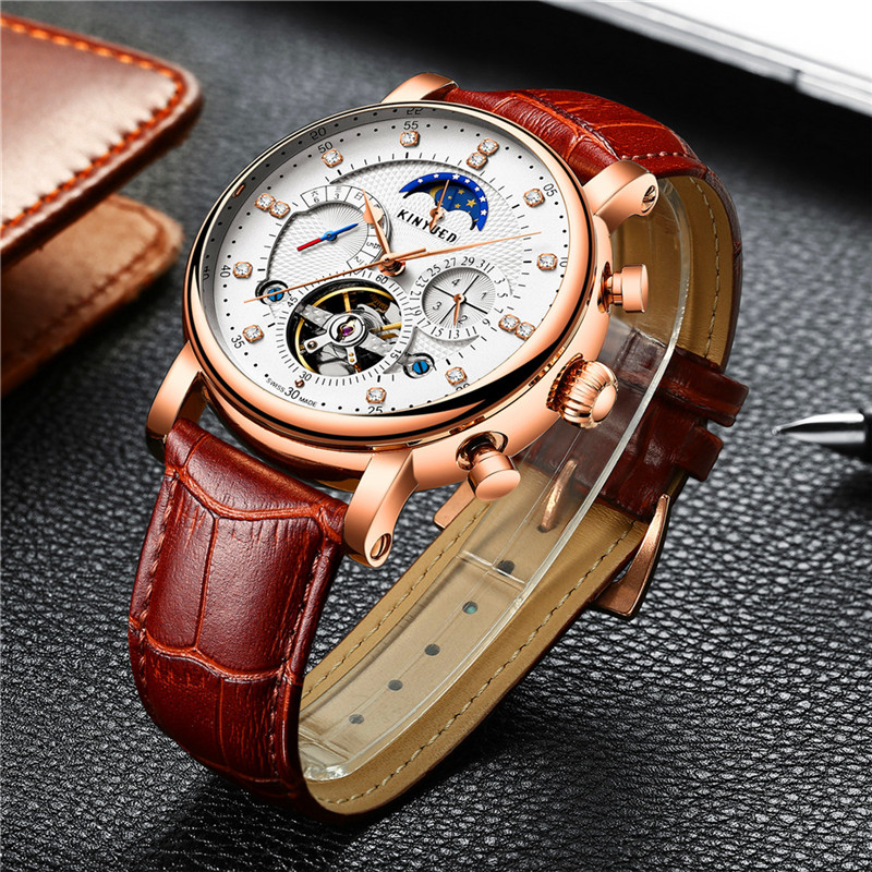 Luxury Brand KINYUED Automatic - Luxury Watch On Sale review and price