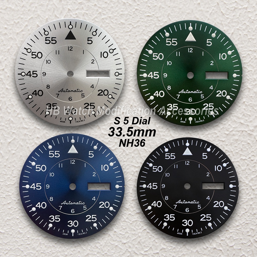 33.5mm S 5 Logo Sunray Dial Fi - Luxury Watch Face review and price