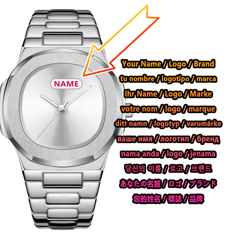 Custom Logo Men's Quartz Watch - Luxury Watch Logos review and price