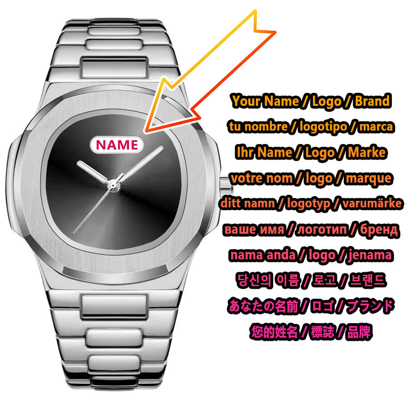 Custom Logo Men's Quartz Watch - Luxury Watch Logos review and price