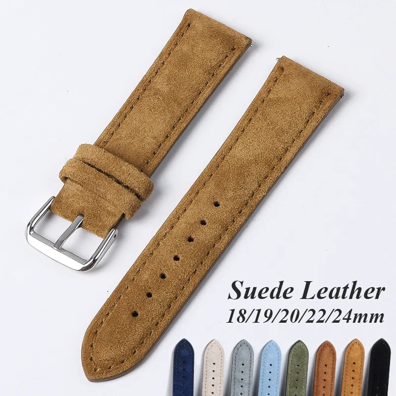 Suede Genuine Leather Watchban - Luxury Watch Online review and price