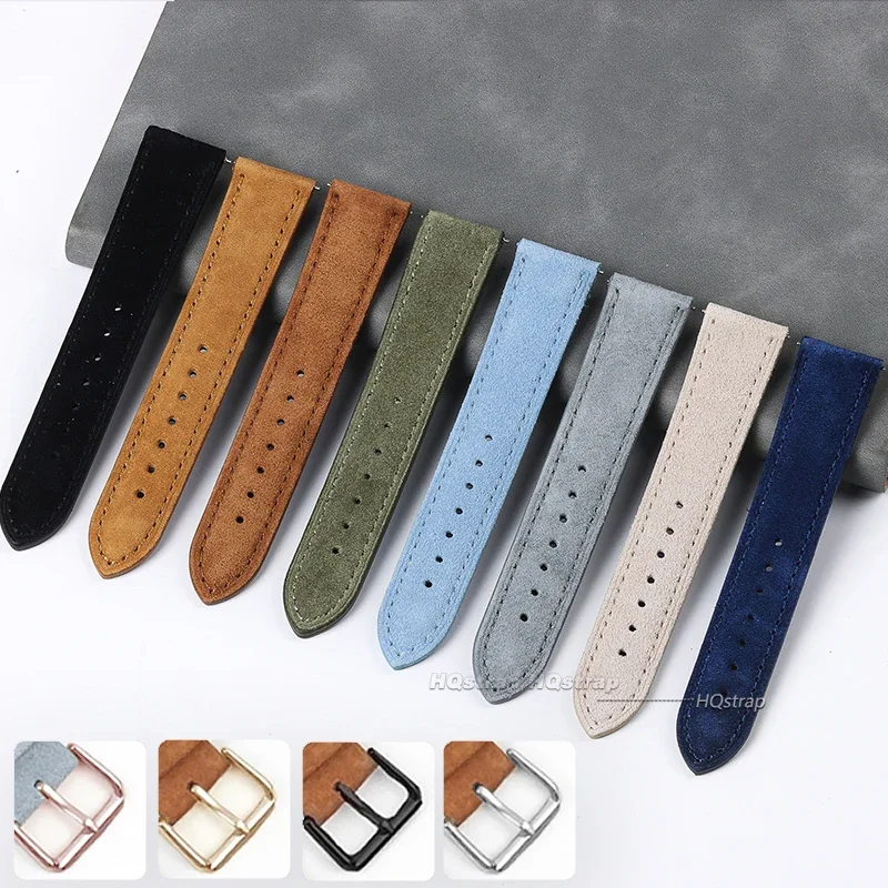 Suede Genuine Leather Watchban - Luxury Watch Online review and price