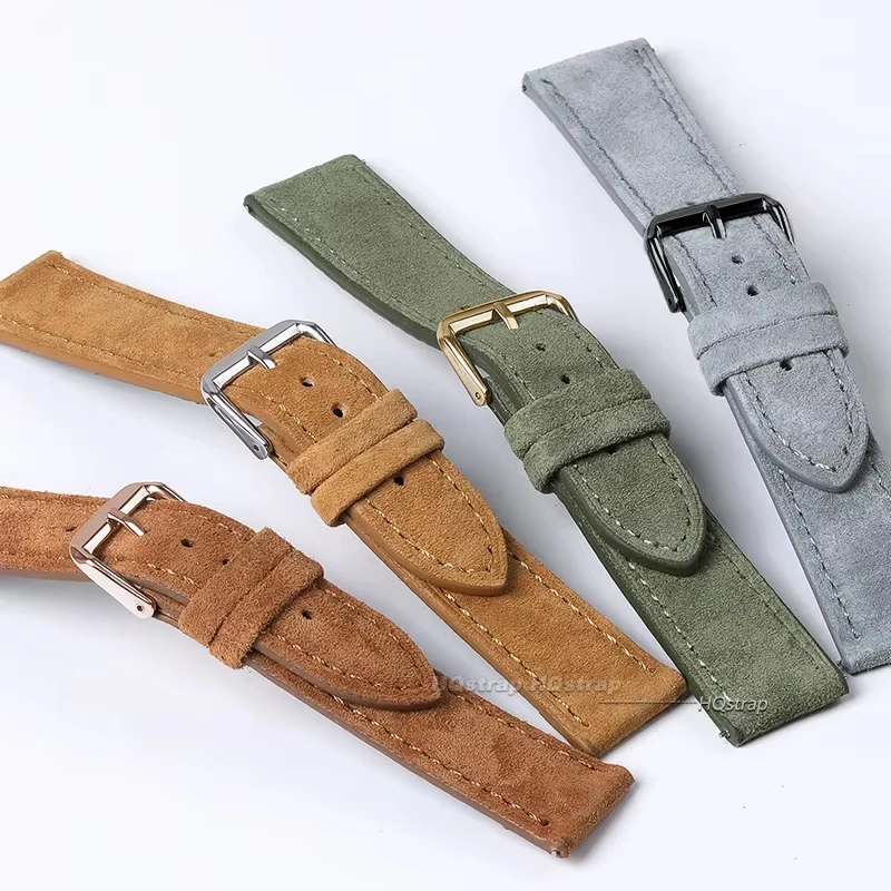 Suede Genuine Leather Watchban - Luxury Watch Online review and price