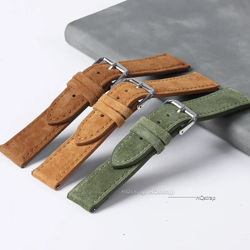 Suede Genuine Leather Watchban - Luxury Watch Online review and price