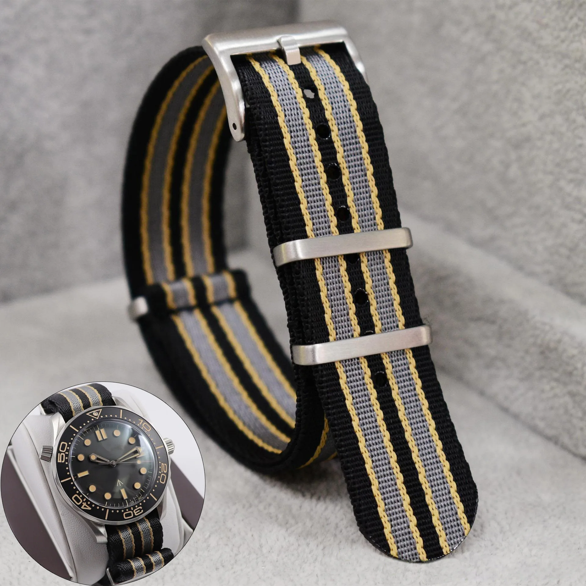 20mm Nylon Watch Strap for Ome - Luxury Watch Online review and price