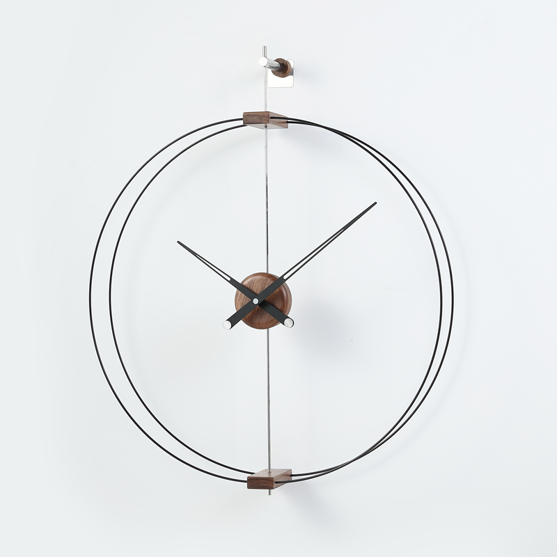 Spanish minimalist walnut wall - Luxury Watch Wall Clock review and price