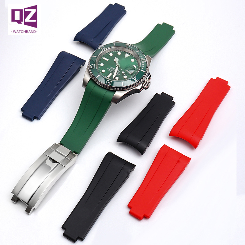Rubber Silicone Watchband For  - Luxury Watch Online review and price