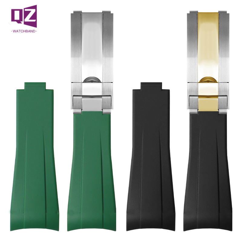 Rubber Silicone Watchband For  - Luxury Watch Online review and price